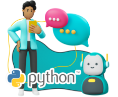 Умный чат-бот на Python - КИБЕРшкола программирования для детей, компьютерные курсы для школьников, начинающих и подростков - KIBERone г. Семилуки
