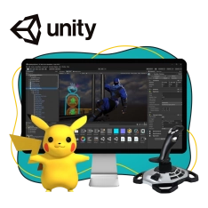 Мир игр на Unity 2D на популярном движке + AI-помощники - КИБЕРшкола программирования для детей, компьютерные курсы для школьников, начинающих и подростков - KIBERone г. Семилуки