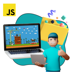 Программирование на JavaScript. Учимся создавать игры! - КИБЕРшкола программирования для детей, компьютерные курсы для школьников, начинающих и подростков - KIBERone г. Семилуки
