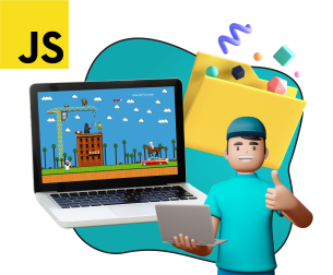 Программирование на JavaScript. Учимся создавать игры! - КИБЕРшкола программирования для детей, компьютерные курсы для школьников, начинающих и подростков - KIBERone г. Семилуки
