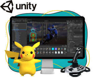 Мир трехмерных игр на Unity 3D - КИБЕРшкола программирования для детей, компьютерные курсы для школьников, начинающих и подростков - KIBERone г. Семилуки