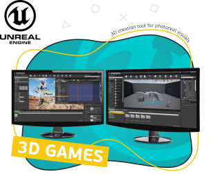 Unreal Engine 4. Игровой движок - КИБЕРшкола программирования для детей, компьютерные курсы для школьников, начинающих и подростков - KIBERone г. Семилуки