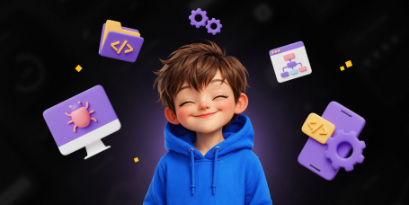 Идеальный сайт с нуля: код, дизайн и AI-помощник - КИБЕРшкола программирования для детей, компьютерные курсы для школьников, начинающих и подростков - KIBERone г. Семилуки